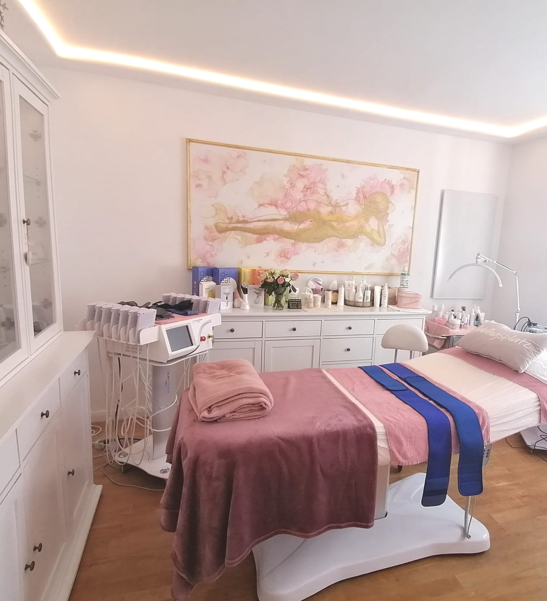 Behandlungsraum im Hautschön Studio in Wachtberg